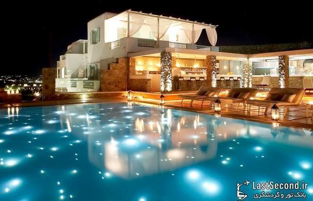 لوکس ترین هتل های جهان : هتل بیل اند کو، جزیره میکونوس ، یونان