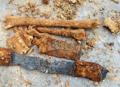 تدفین بیمار کرونایی باعث کشف یک گور باستانی شد