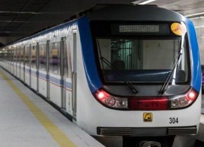 کاهش سرفاصله حرکت قطار های خط 3 متروی تهران