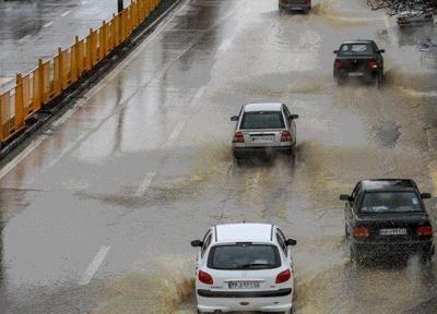 بارش شدید باران در 9 استان کشور