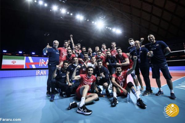 صعود قابل توجه والیبال ایران در رده بندی لیگ ملت ها