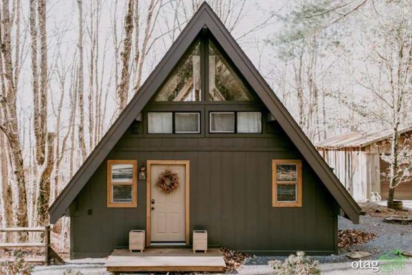 30 ایده مجذوب کننده طراحی خانه های مثلثی برای ساخت ویلا و کلبه