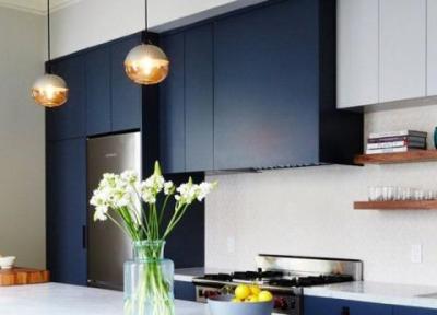 6 نکته برای انتخاب رنگ کابینت های آشپزخانه با توجه به وسایل