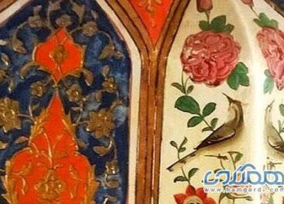 نقاشی گل و مرغ در آثار تاریخی کاشان